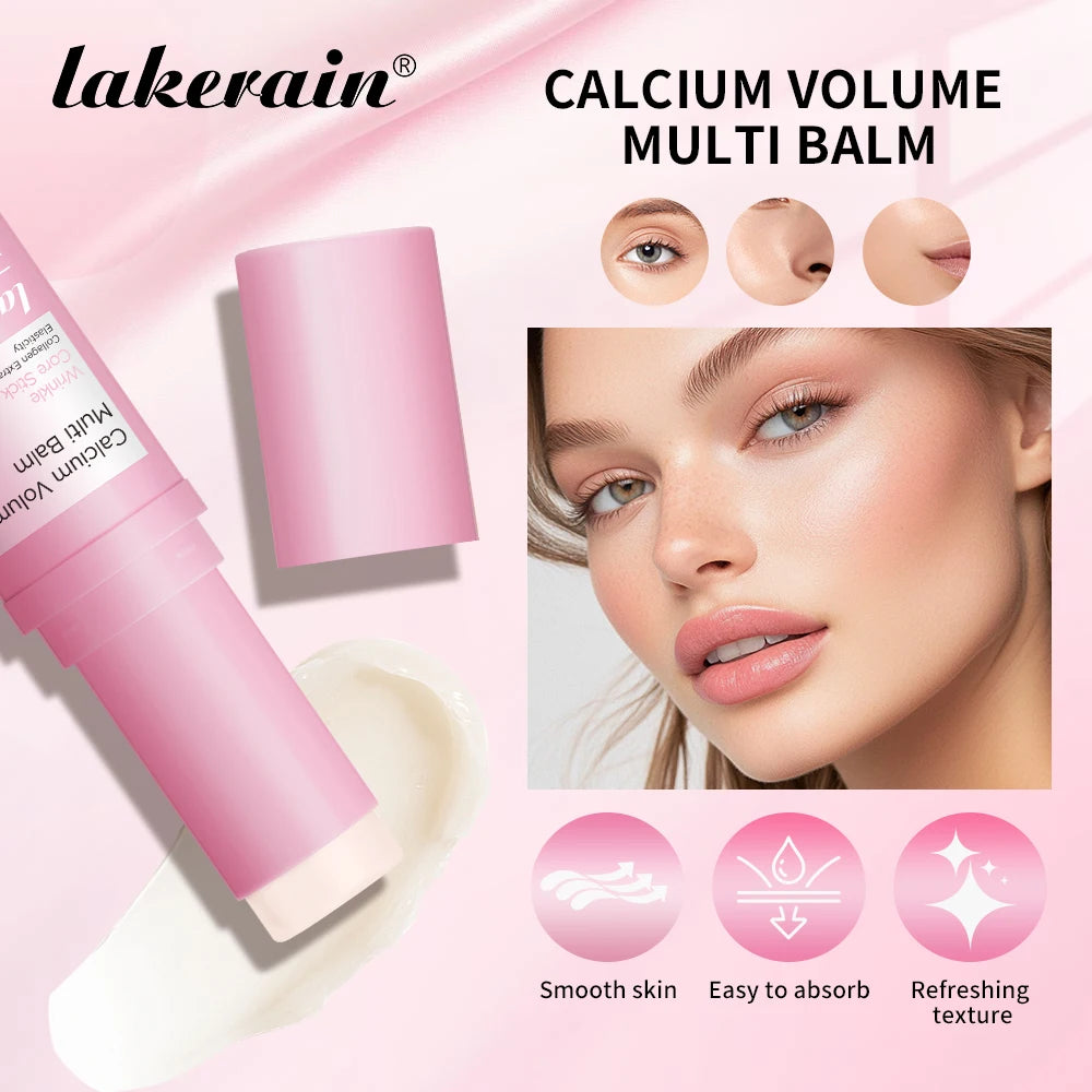 Lakerain Multi-Action Eye Cream Stick Firms Moisturizing Reduces Fine Lines Dark Circles Wrinkle-Removing Moisturizes Eye Skin