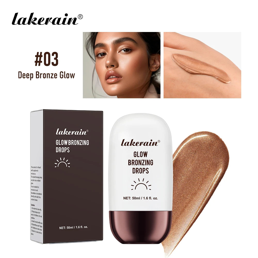 Bronzing Glow Drops Brighten Smooth Skin Light Concealer Complexion Contouring Facial Mix Foundation Moisturizer Makeup Primer