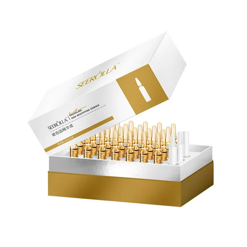 Hyaluronic Acid Peptide Whitening Serum Remove Dark Spots Melanin Brighten Shrink Pores  Moisturizing Fade Fine Lines