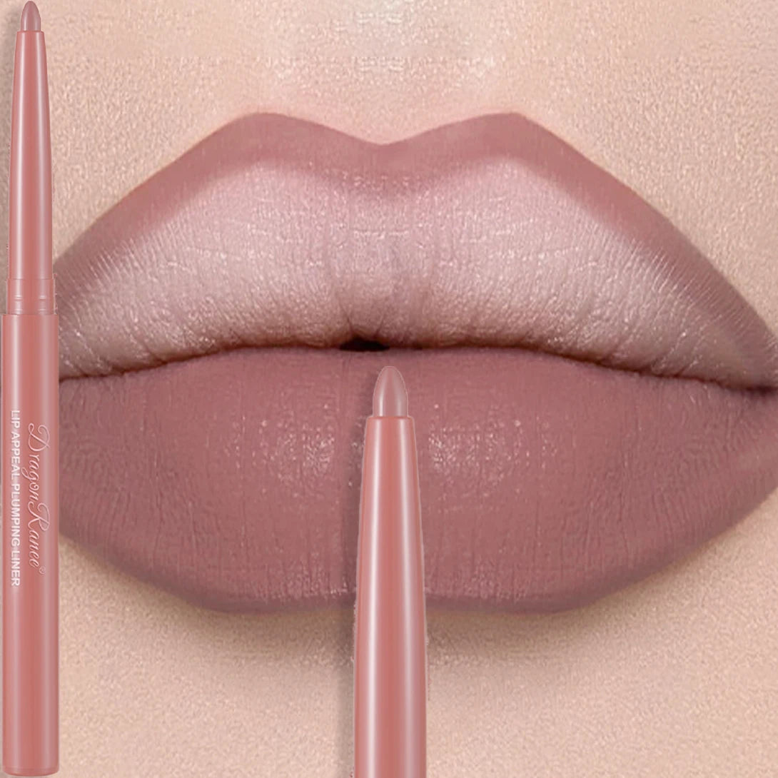 Multi Color Matte Lip Liner Crayon, Velvet Waterproof Lip Pencil for Outline & Fill Lips, Long Lasting Non Stick Lip Makeup