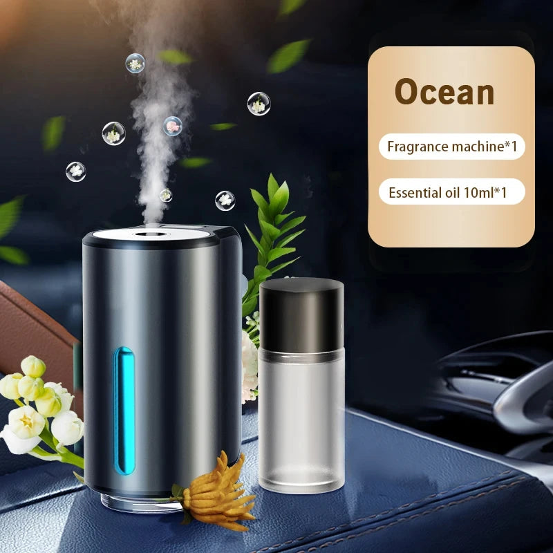 Car Air Freshener Electric Auto Aroma Diffuser Car Air Vent Essential Oil Mist Humidifier Fragrance Diffuser Aromatherapy