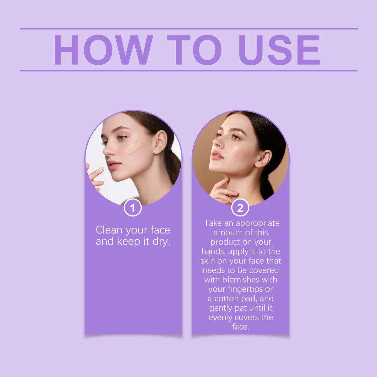 2-in-1 Moisturizing Serum BB Cream Flawless Foundation Concealer Multifunctional Lightweight Brighten Base Makeup Sensitive Skin