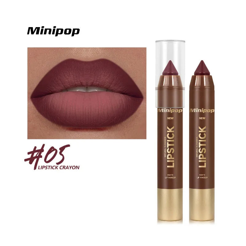1Pc Smooth Lip Liner Pencil Waterproof Lip Contour Long-Lasting Definer For Daily Use Brown And Red Cosmetic Lip Makeup Tool