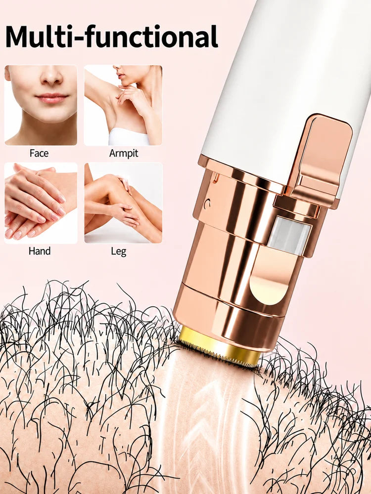 Eyebrow Trimmer Electric Eyebrow Trimmer for Women Face Sharp Rechargeable Eyebrow Razor for Women Trimmer Set Replacement Blade