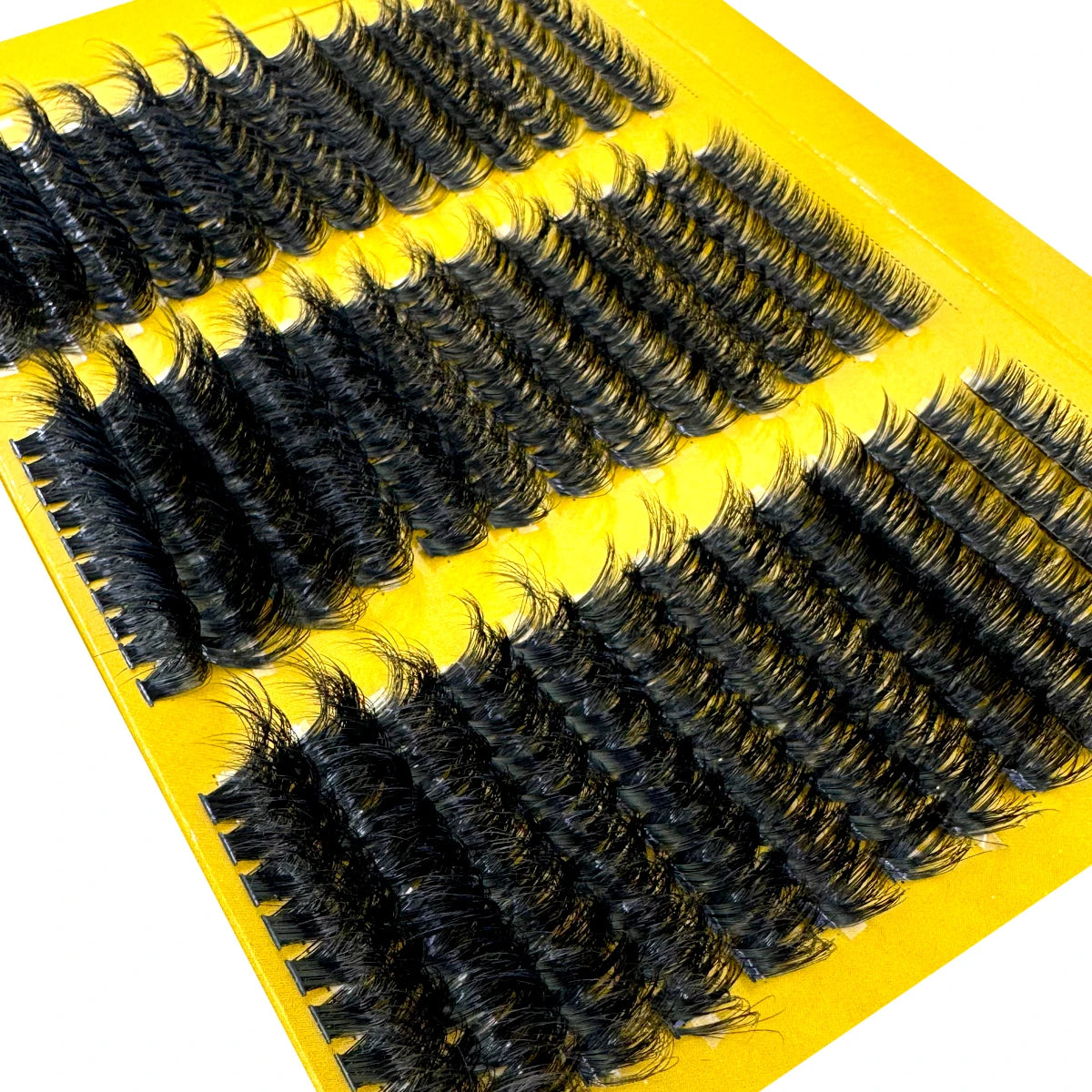 5D Fluffy Thick Eyelash Clusters C/D Curl Wispy Individual Lashes 290 fans 60+80+100 Mix Eyelash Extensions False Eyelashes