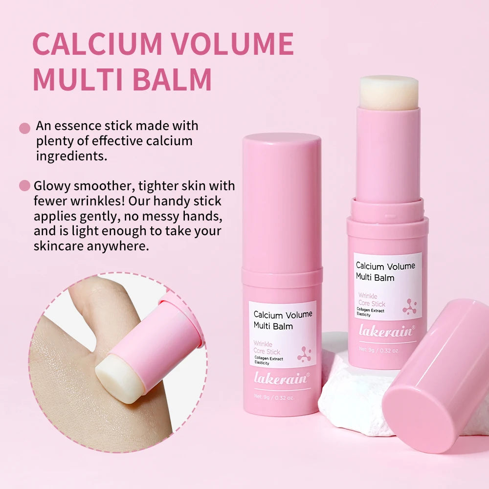 Lakerain Multi-Action Eye Cream Stick Firms Moisturizing Reduces Fine Lines Dark Circles Wrinkle-Removing Moisturizes Eye Skin