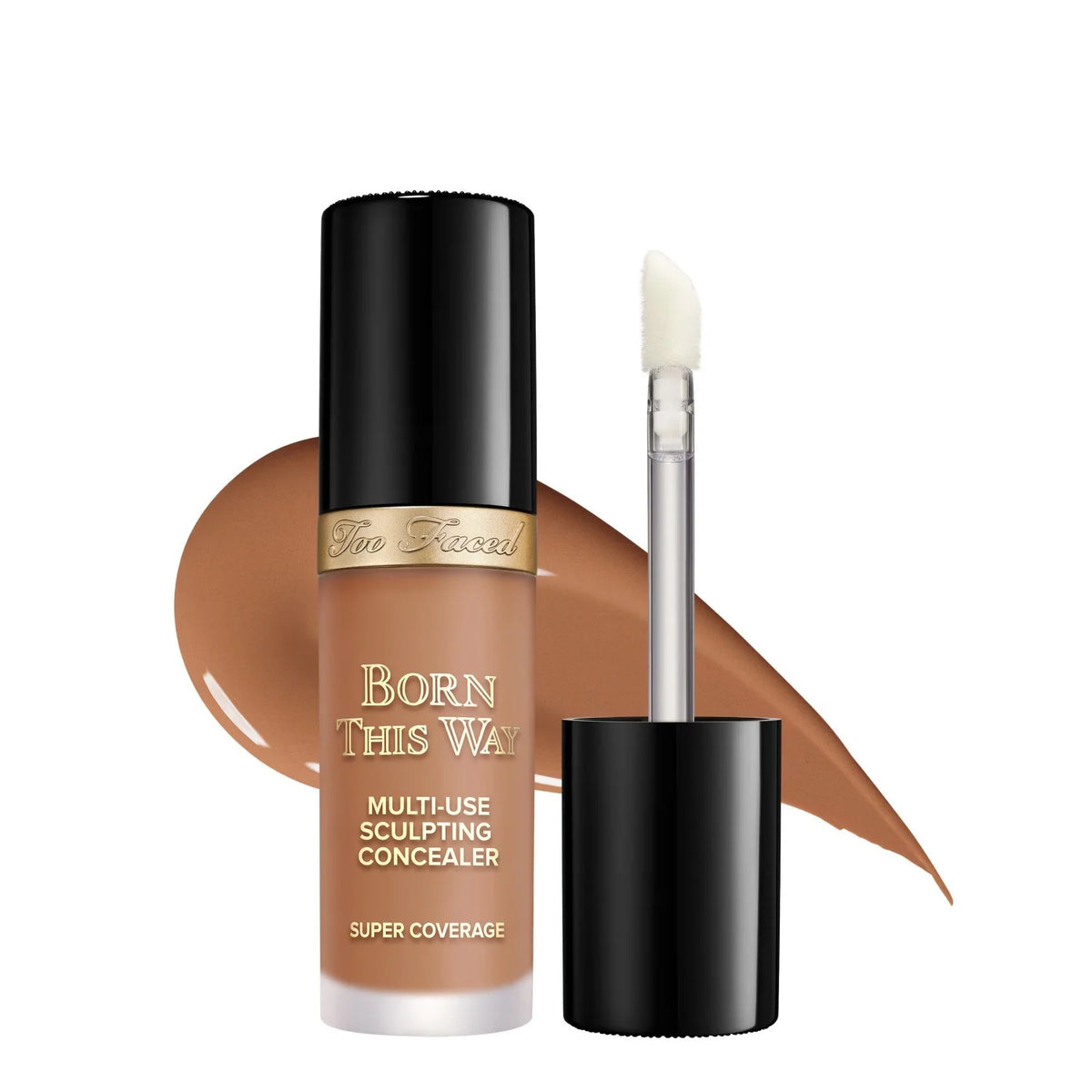 Too Faced Makeup Born This Way Super Coverage Multi-Use Concealer with Hyaluronic Acid Retouches Wide Range Of Flawless Shades