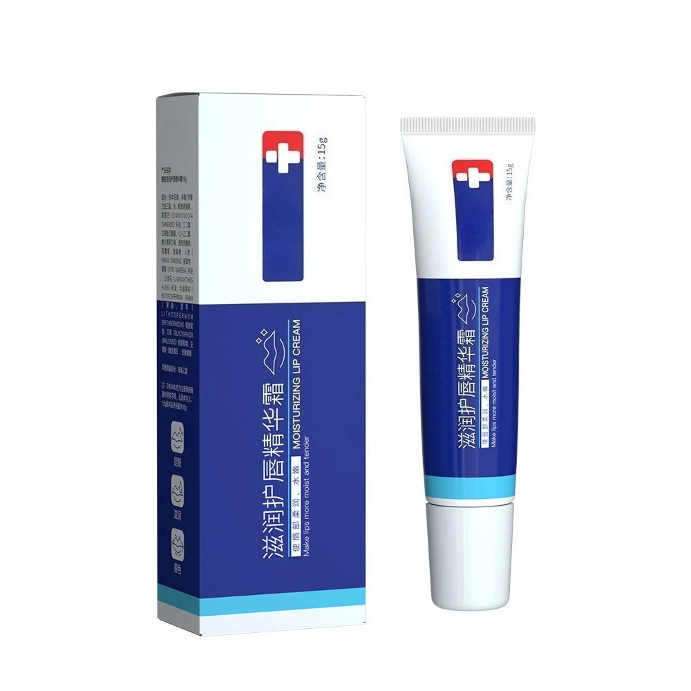 Lip serum cream, lightens lip lines, brightens lip color, moisturizes and moisturizes treatment