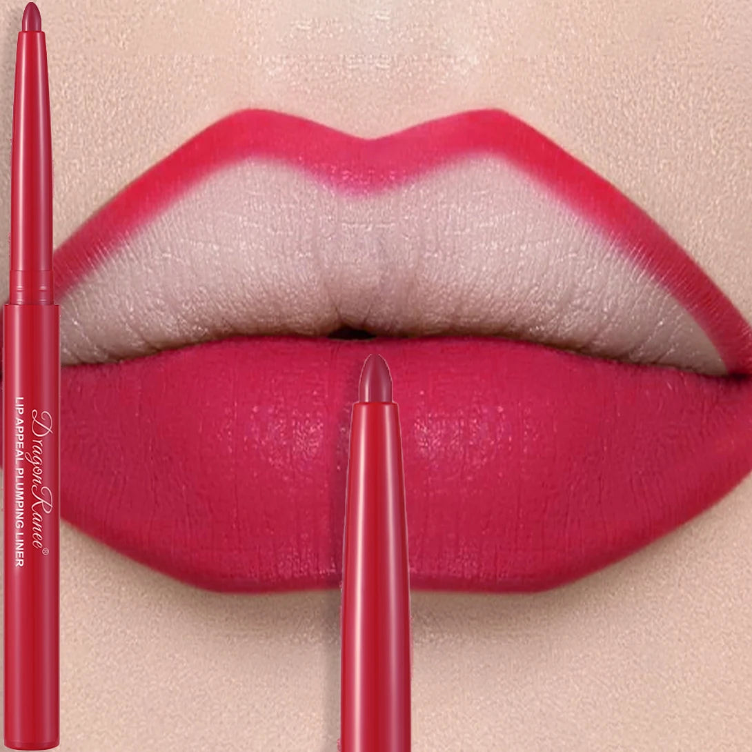 Multi Color Matte Lip Liner Crayon, Velvet Waterproof Lip Pencil for Outline & Fill Lips, Long Lasting Non Stick Lip Makeup