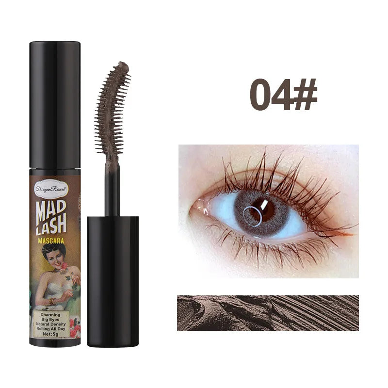 Colorful Slender Mascara Waterproof Fast Drying Curling Eyelashes Multicolor Lashes Makeup Long Lasting Blue Green Cosmetic