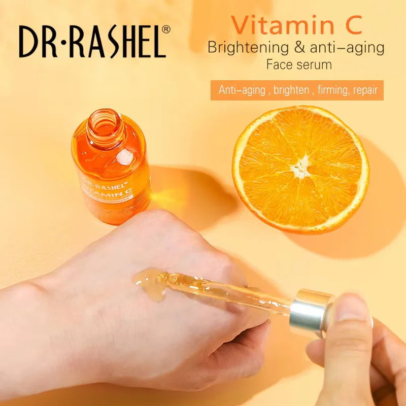 DR.RASHEL Vitamin C Liquid Hydration Moisturizing Repair Improves Skin Firmness Elasticity VC Facial Serum 50ml