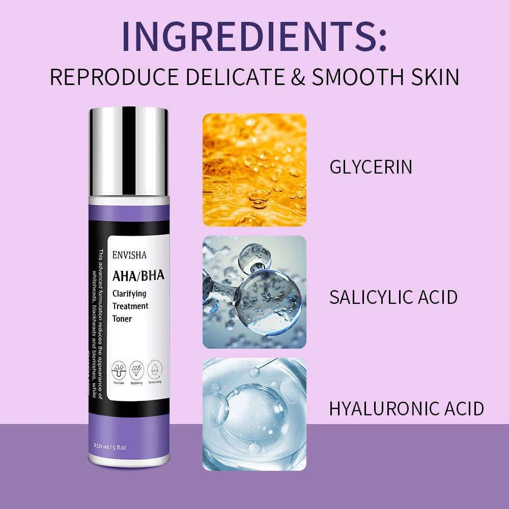 ENVISHA Facial Toner Skin Care Cleansing Shrink Pores Whitening Moisturizing Refreshing Oil Control Anti-acne Anti-Wrinkle Aging