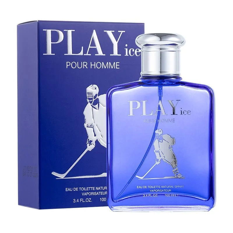 100ml Luxury Style Men Perfume Blue Black Bottle Long Lasting Ocean Woody Cologne Spray EDT Male Fragrance for Gym Office Daily Wear