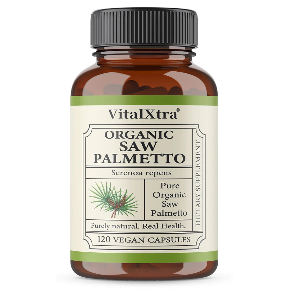 Saw Palmetto Extract Capsules 1000mg, Prostate & Urinary Tract Health, Support Men’s Hormone Balance, Reduce Hair Thinning Loss