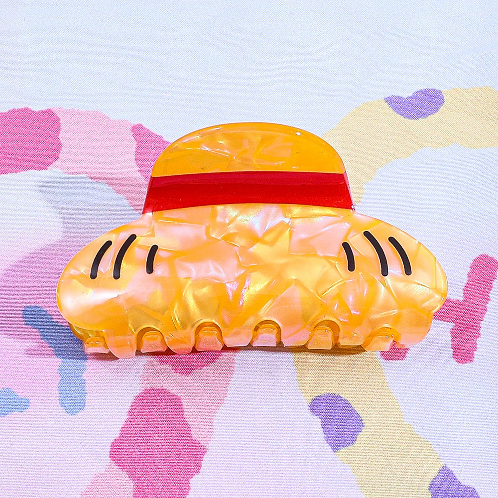 Cute Acrylic Hair Claw Clip for Anime Parties Birthdays Roleplaying - Non-Slip Easy to Use No Power Required Suitable
