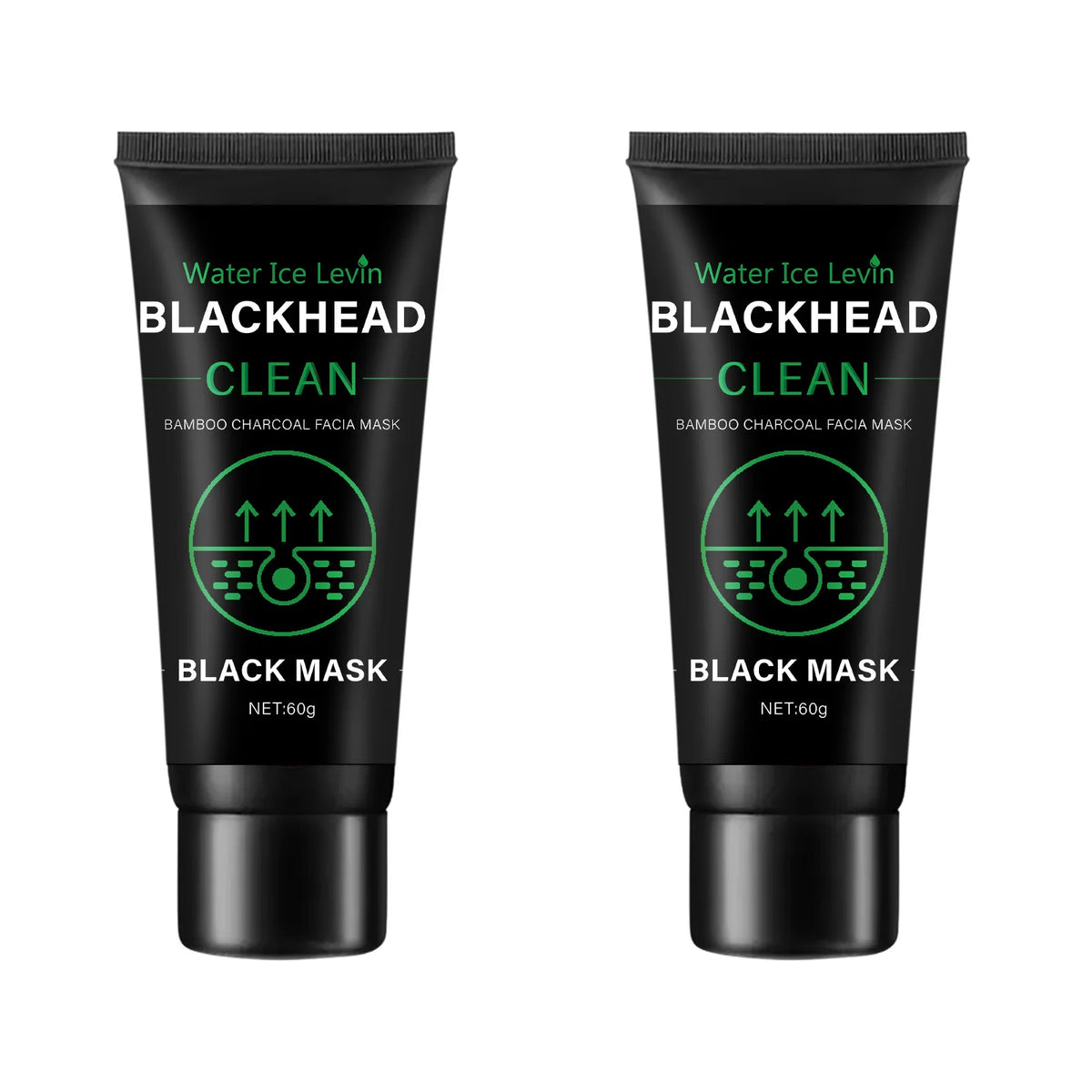 60g Bamboo Charcoal Fiber Mask Blackhead Removal Deep Mask Deep Cleansing Cleansing Exfoliating Mask Treatment Black Mask