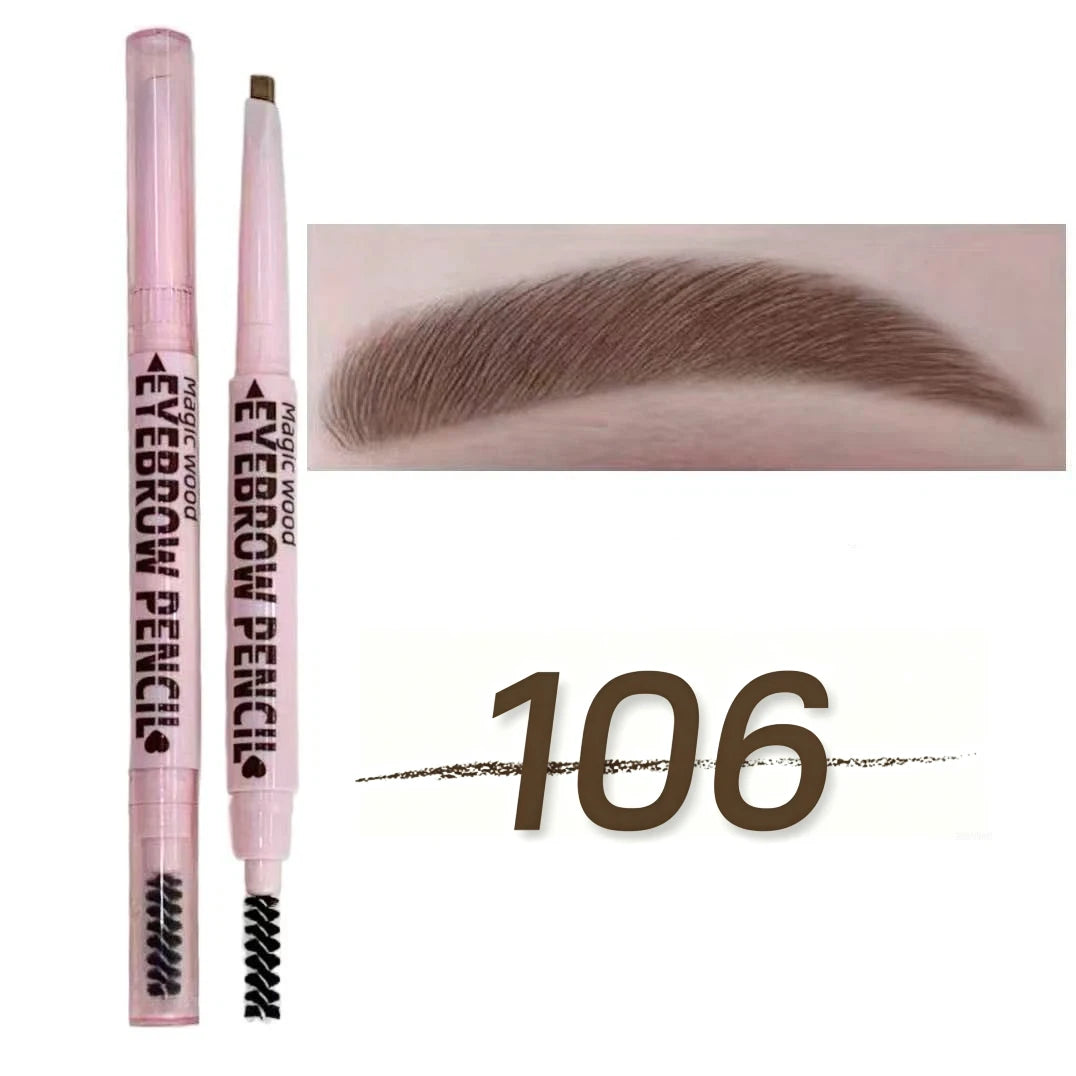 2 In1 Eyebrow Pencil Makeup For Women 5 Colors Waterproof Eyebrow Tattoo Brush Long Lasting Eyebrow Pen Professional Cosmetics