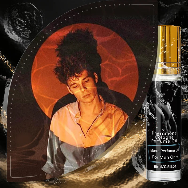 Lemonfay Pheromone Cologne Perfume Oil, Men's Roll-On Fragrance for Alluring Daily Wear