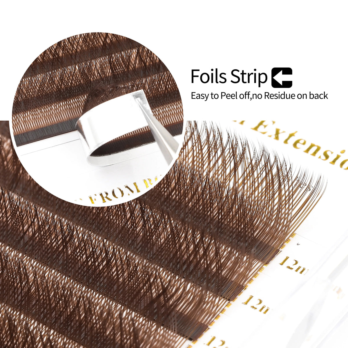 XIUSUZAKI Brown W Shaped YY 3D 4D 5D Lashes Premade Fans Double Tips 3D W Eyelashes Extensions Individual 2D YY False Lashes