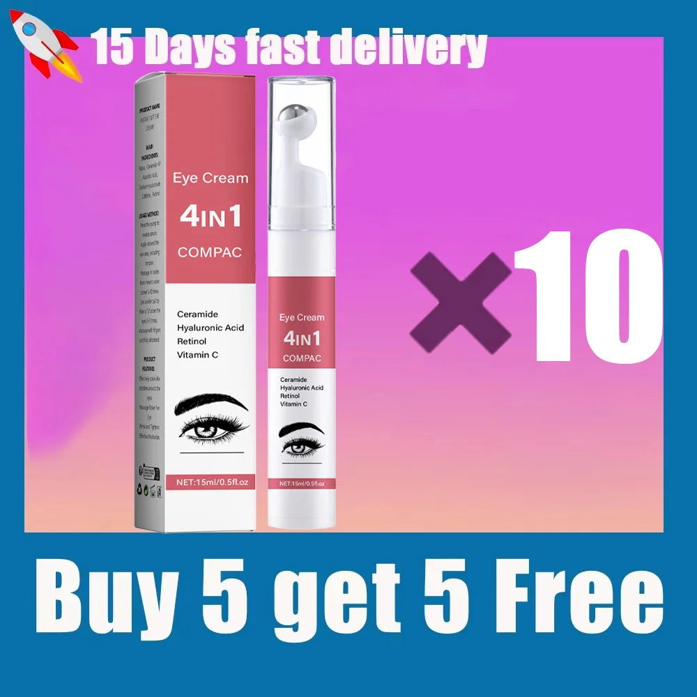 15ml 4-in-1 Eye Cream – Reduces Fine Lines, Fades Dark Circles, Firms & Moisturizes