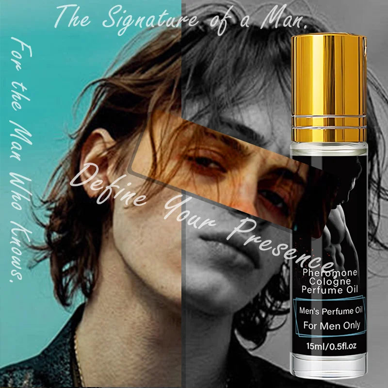 Lemonfay Pheromone Cologne Perfume Oil, Men's Roll-On Fragrance for Alluring Daily Wear