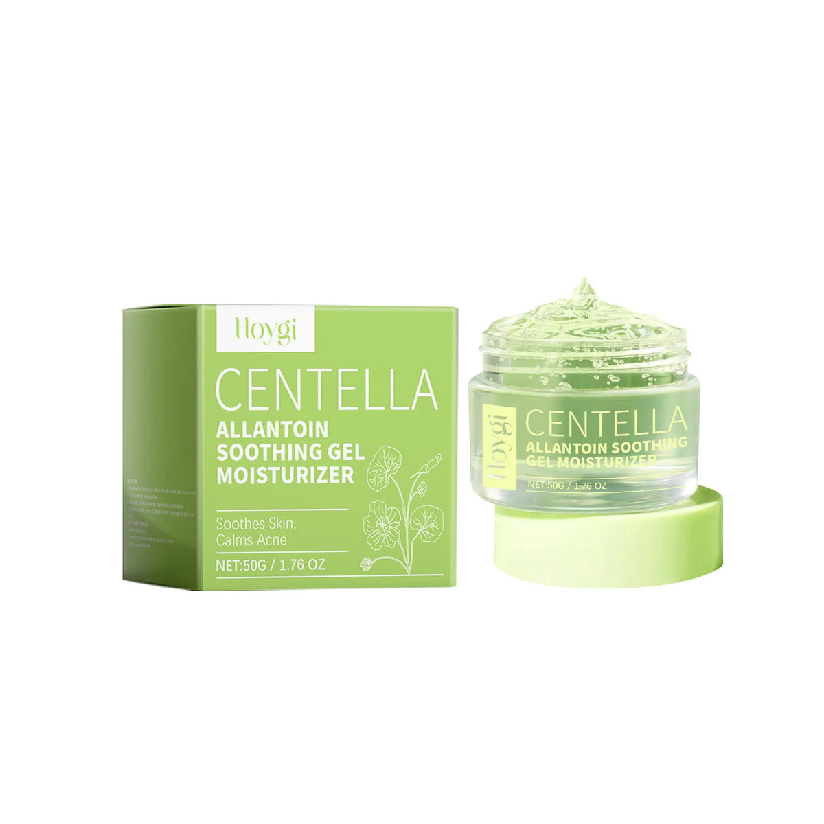 Hoygi Centella Soothing Gel Long Lasting Moisturizing Deep Nourishing Skin Calming Repair Damaged Skin Soothing Gel Moisturizer