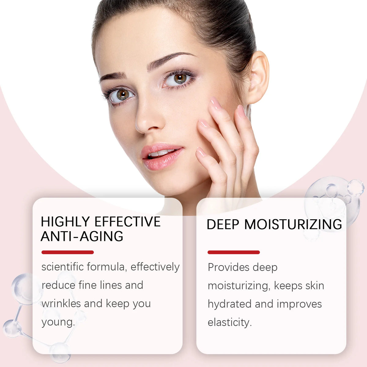 Retinol Moisturizer Face Cream Repairing Moisturizing Nourishing Cream Brightening Skin Facial Cream Anti-Aging Face Skin Care