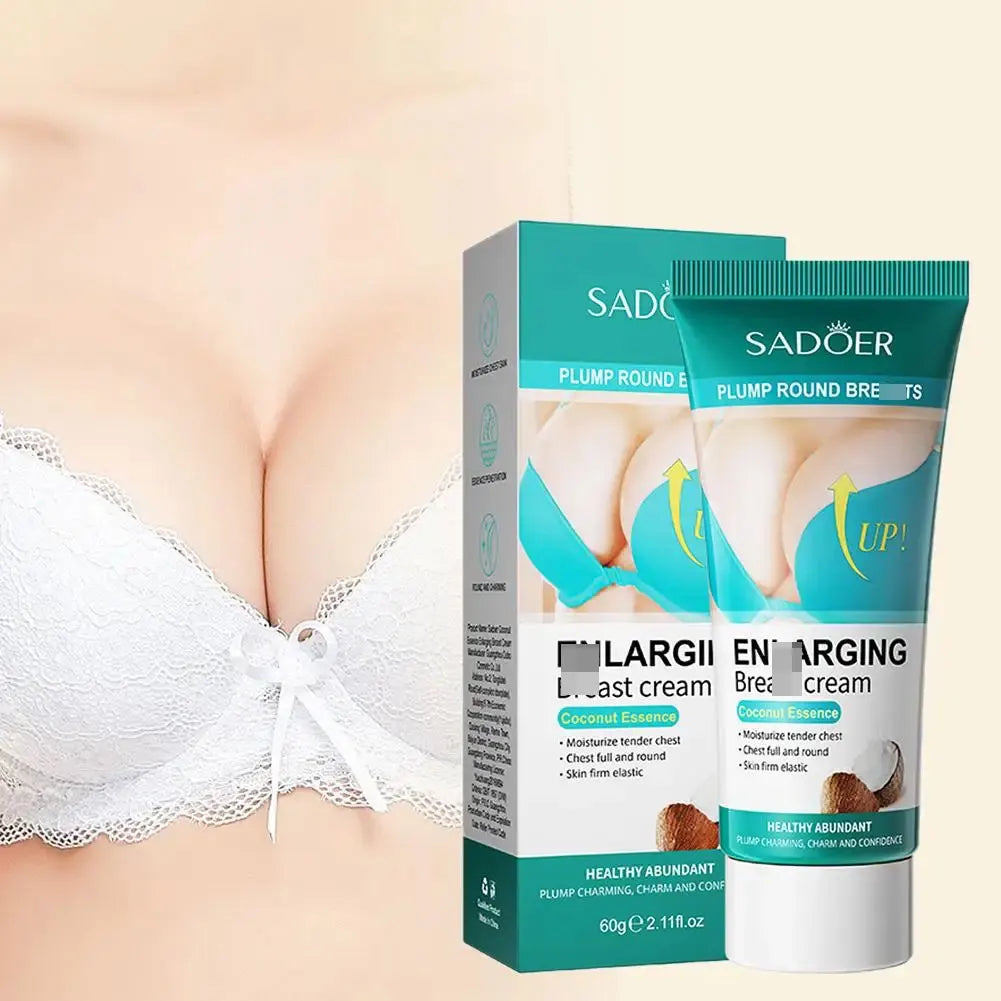SADOER Fast Growth Chest Get Bigger Cream Lift Firm Chest Improve Sagging Massage Chest Rapidly Body Moisturizing Smooth