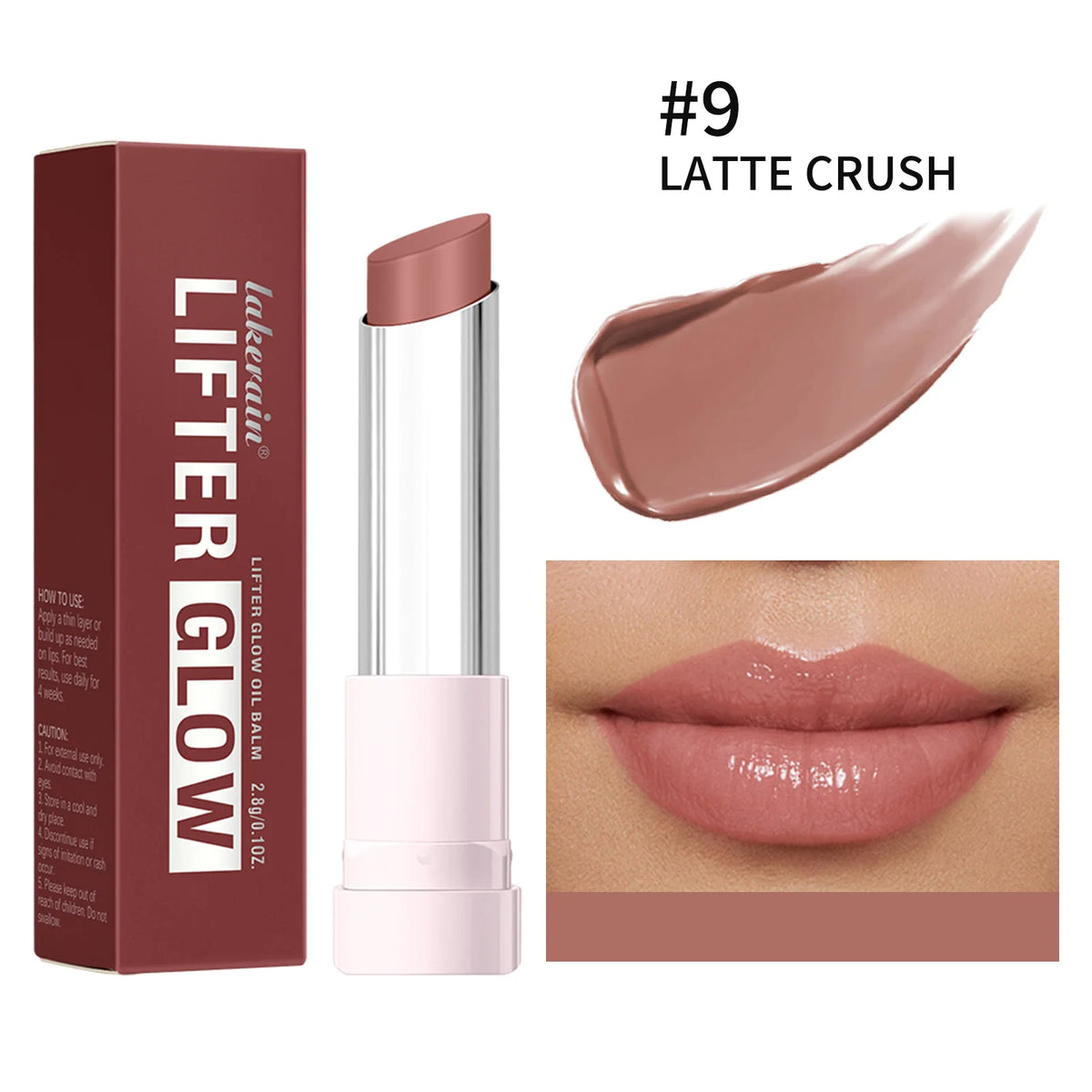 Lifter Glaze Oil Balm with Hyaluronic Acid and Hydrating Oil Blend Lip Balm with 24HRs of Smooth Moisturizing Shine Pink Makeup