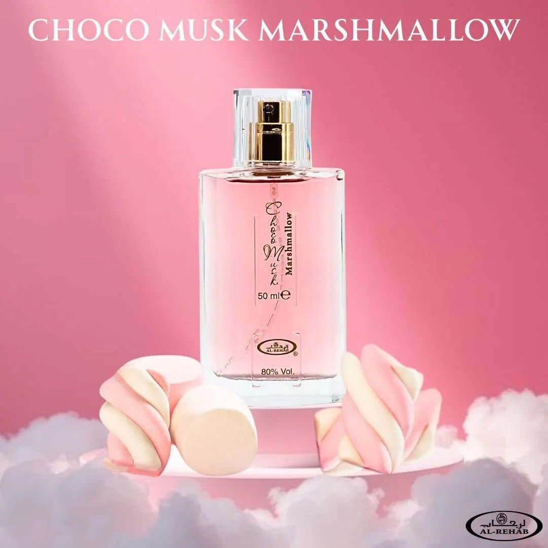 Al Rehab gourmet perfume, 50ml spray version, neutral fragrance, lasting fragrance, milk chocolate core, senior niche, lasting sweet fragrance, suitable for any venue
