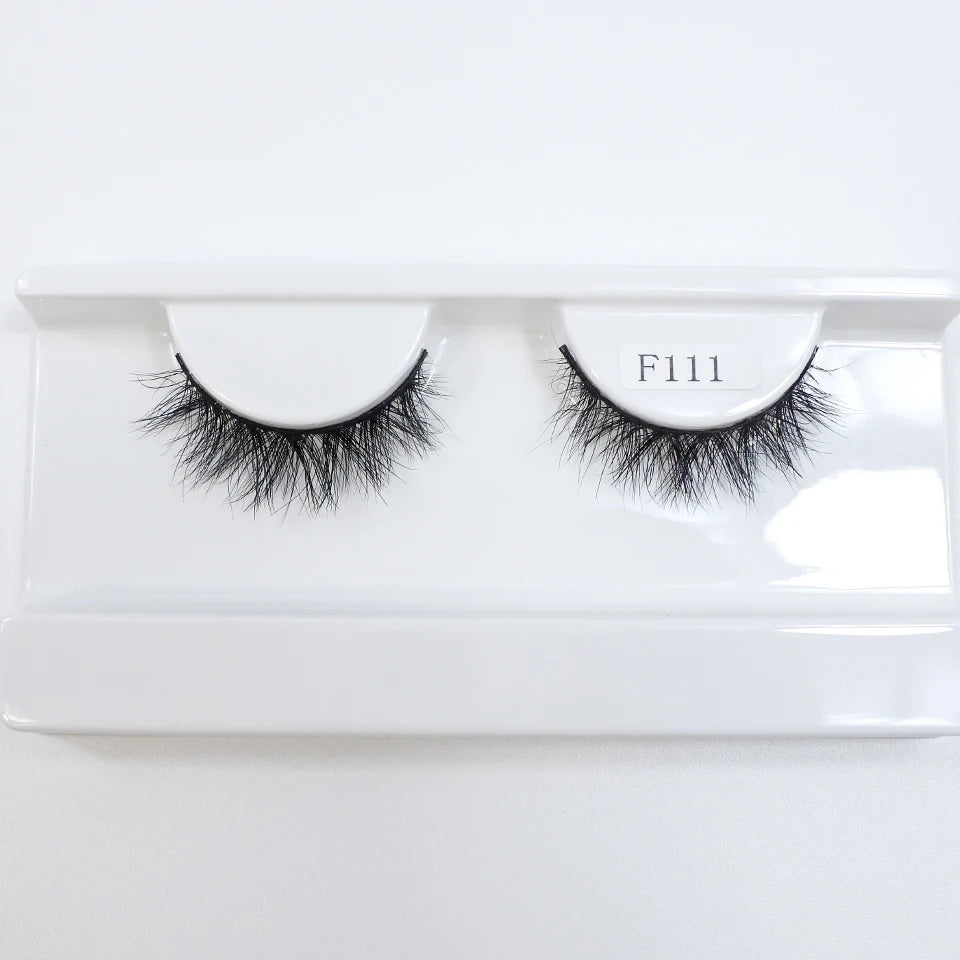 Natural Mink Lashes High Quality Fashion Classic Soft Full Strip Lashes Makeup 12mm Short Mink Eyelashes
