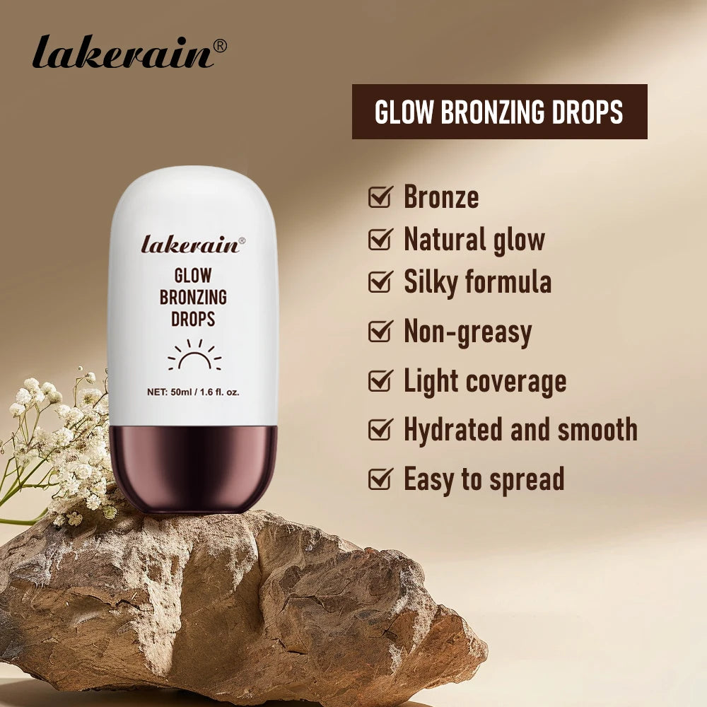 Bronzing Glow Drops Brighten Smooth Skin Light Concealer Complexion Contouring Facial Mix Foundation Moisturizer Makeup Primer