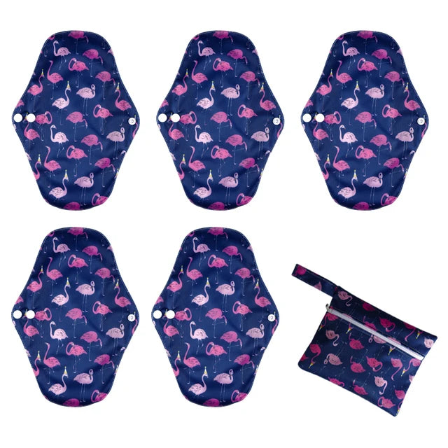 Reusable Menstrual Pads for Monthly Gaskets Women's Panties Washable Sanitary Napkin Female Hygiene Daily Towels Personal Health