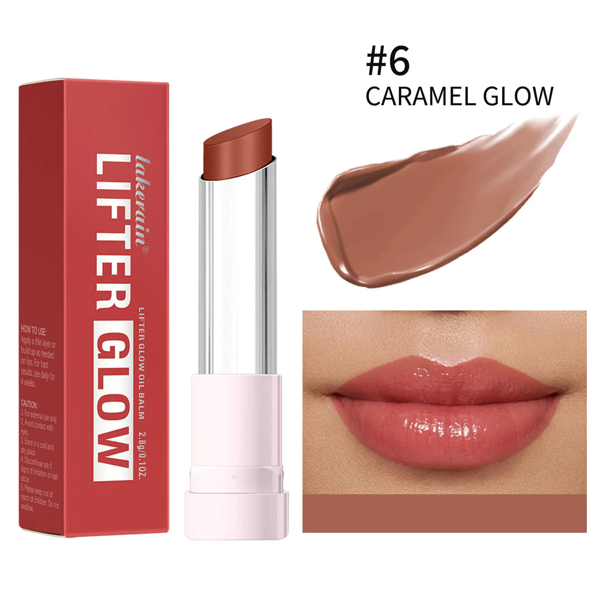 Lifter Glaze Oil Balm with Hyaluronic Acid and Hydrating Oil Blend Lip Balm with 24HRs of Smooth Moisturizing Shine Pink Makeup