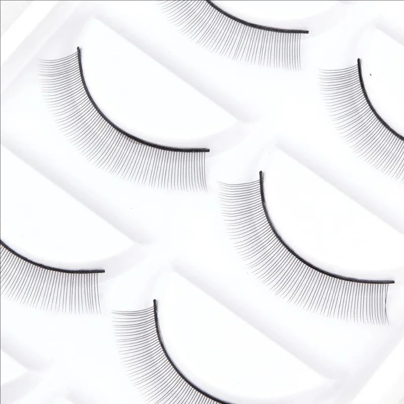 MJ 5/10/15/20Boxes Training Lashes Beginner False Eyelashes Practice Mink Lashes Strip Individual Lashes Eyelash Extension Tools