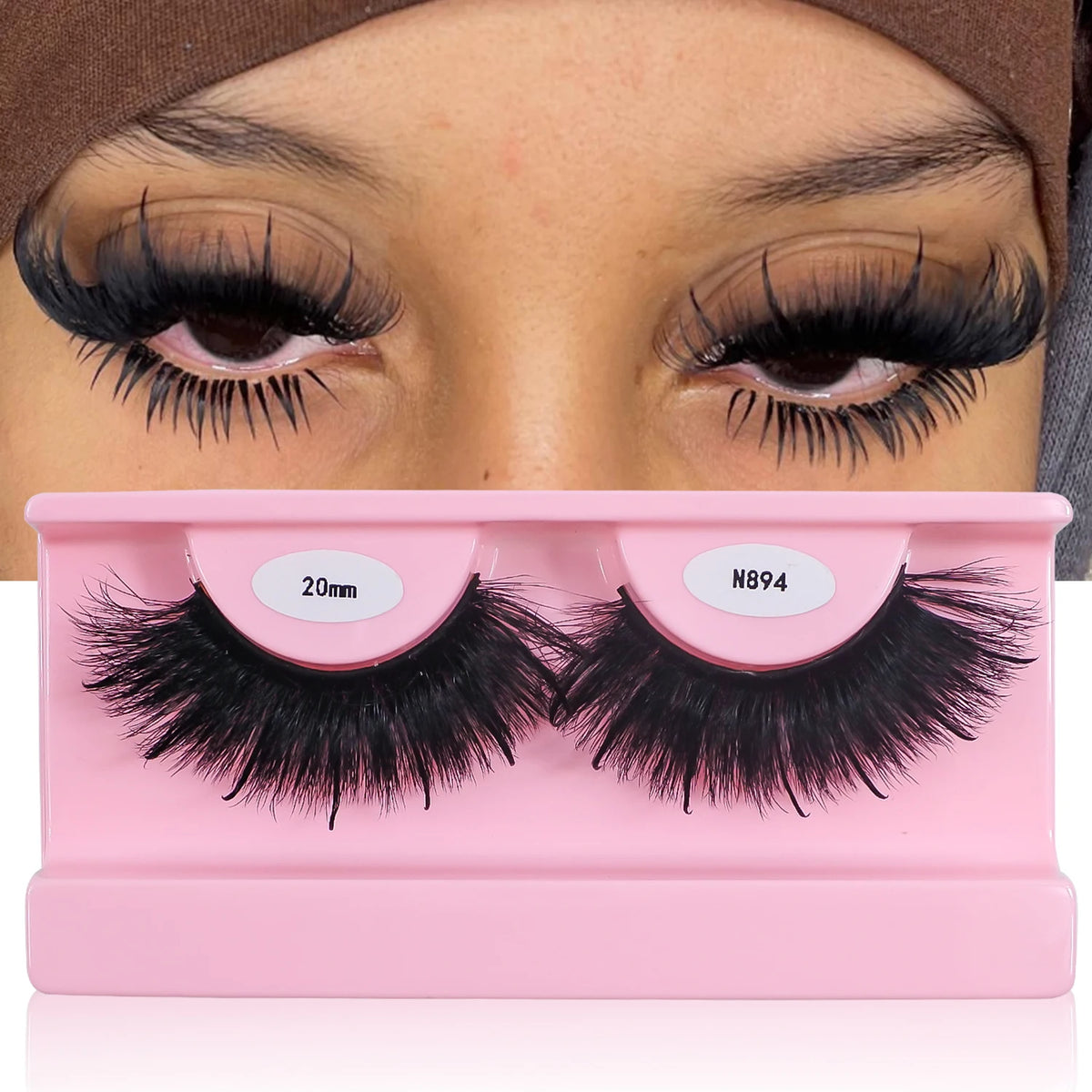 Wet Spike Lashes That Look Like Eyelash Extensions Dramatic Faux Mink Strip Lashes Makeup False Eyelashes Supplies