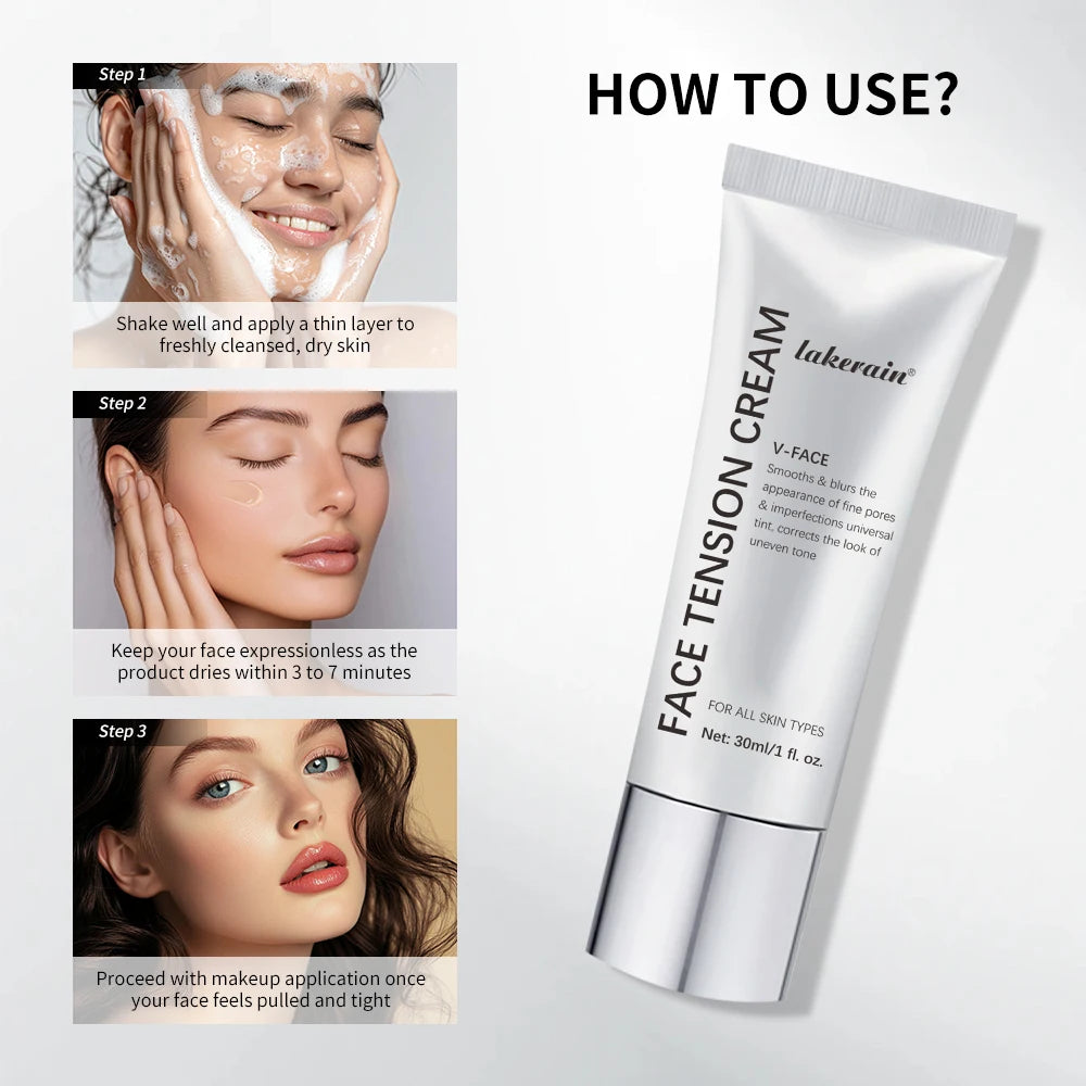 1Pcs Moisturizing Face Tightener No-Filter Primer Instant Tightener No-Filter Primer Face Blurring Primer for Face Before Makeup