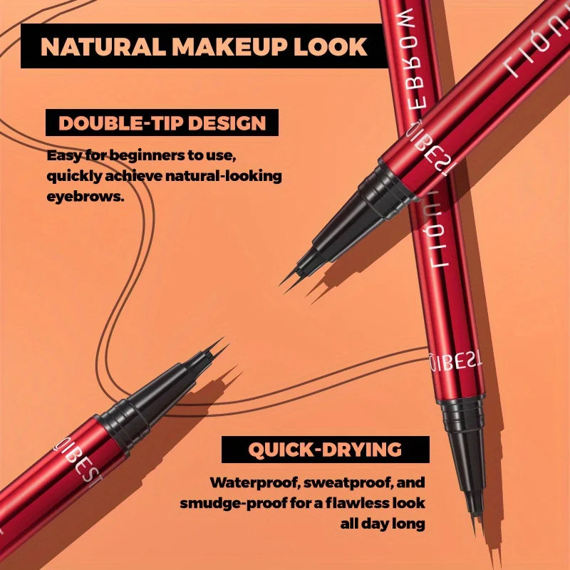 Eyebrow pencil waterproof and oil-proof, not easy to smudge, dark brown, light brown, with distinct roots