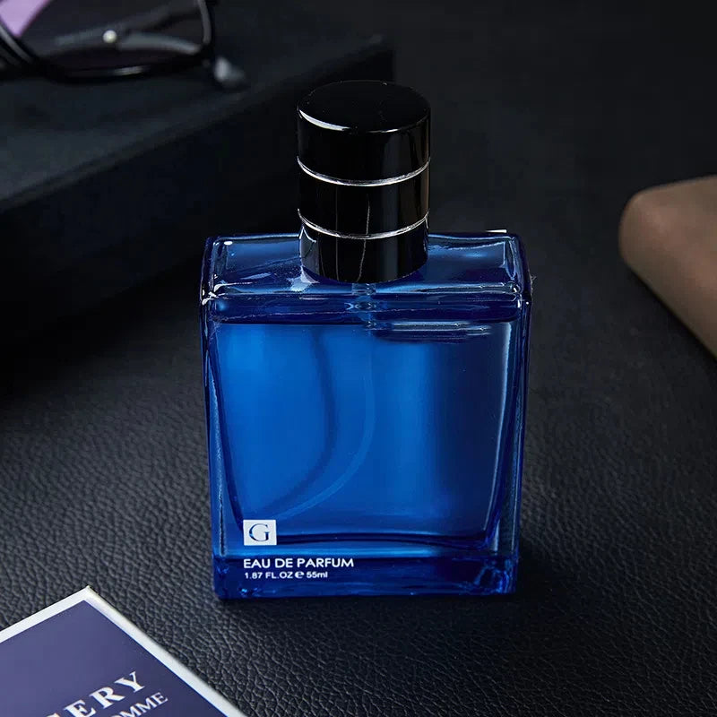 55ml Men's Eau De Parfum 2 Scents Set, Long Lasting Masculine Cologne, Fresh Citrus Woody & Spicy Sandalwood Fragrance, Fine Mist Spray Perfume for Daily Business Dating Party Gift for Him