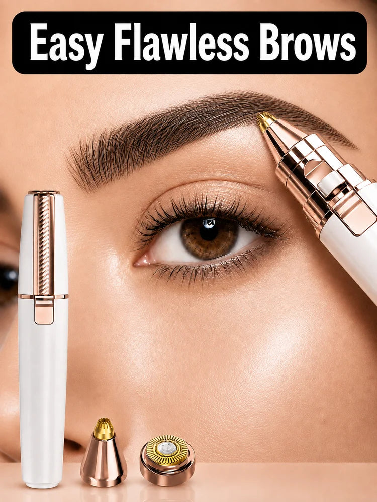 Eyebrow Trimmer Electric Eyebrow Trimmer for Women Face Sharp Rechargeable Eyebrow Razor for Women Trimmer Set Replacement Blade