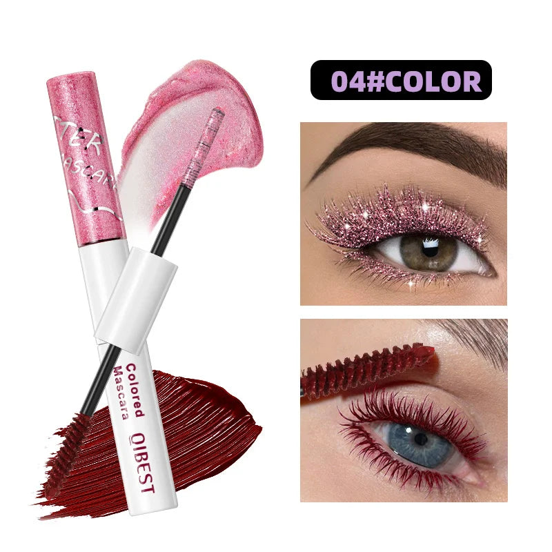 Sparkling Shattered Diamonds Color Pearlescent Matte Waterproof Dense Curled Mascara