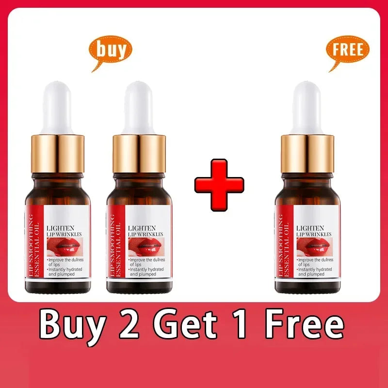 Lip Booster Plumping Serum Oil Hyaluronic Acid Moisturising Sexy Plumping Enhancer Stimulant Free Brightening Lightening Lines