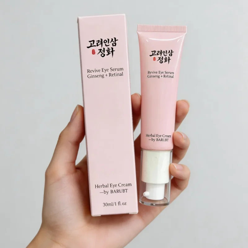 Korean Beauty Revitalizing Eye Serum, Retinol Niacinamide Eye Serum Tightening Moisturizing Reduce Fine Lines Herbal Eye Cream