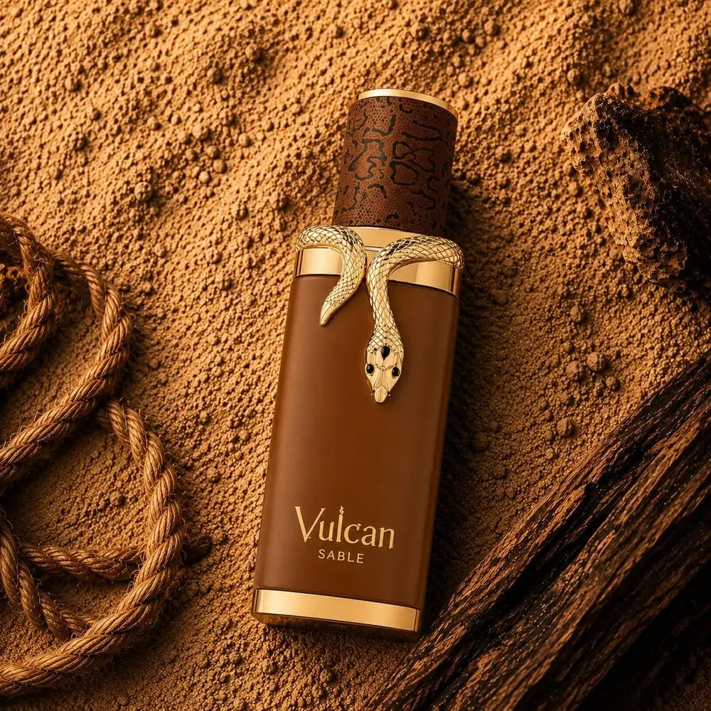 French Avenue Vulcan Sable EDP 100ml 3.4oz Eau De Parfum Spray Long‑Lasting Woody Oud Scent Dubai Arabian Luxury Perfume For Men Women
