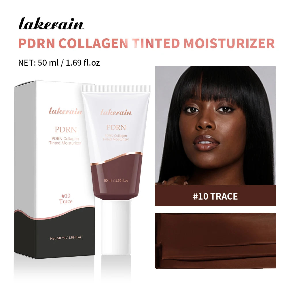 PDRN Collagen Tinted Moisturizer Long-lasting Blemish Coverage Deep Nourishes Even Complexion Silky Smooth Texture Moisturizer