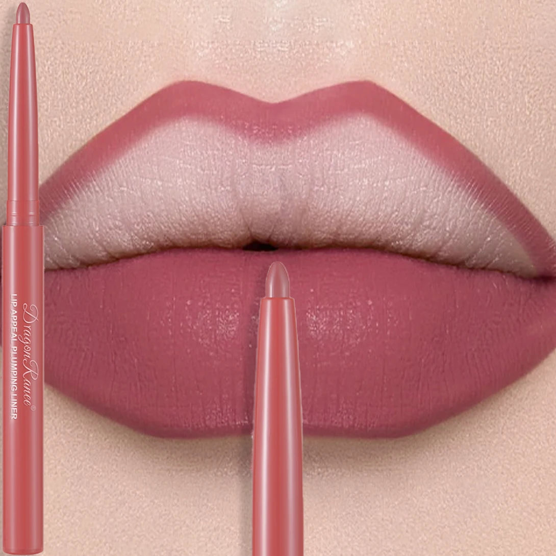 Multi Color Matte Lip Liner Crayon, Velvet Waterproof Lip Pencil for Outline & Fill Lips, Long Lasting Non Stick Lip Makeup