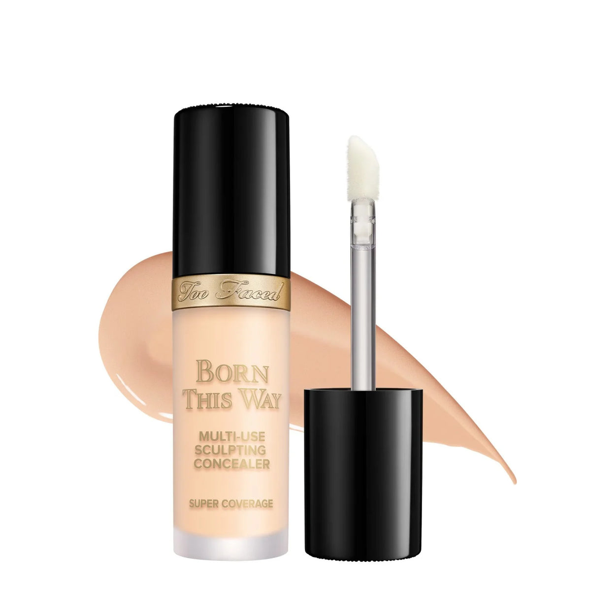 Too Faced Makeup Born This Way Super Coverage Multi-Use Concealer with Hyaluronic Acid Retouches Wide Range Of Flawless Shades