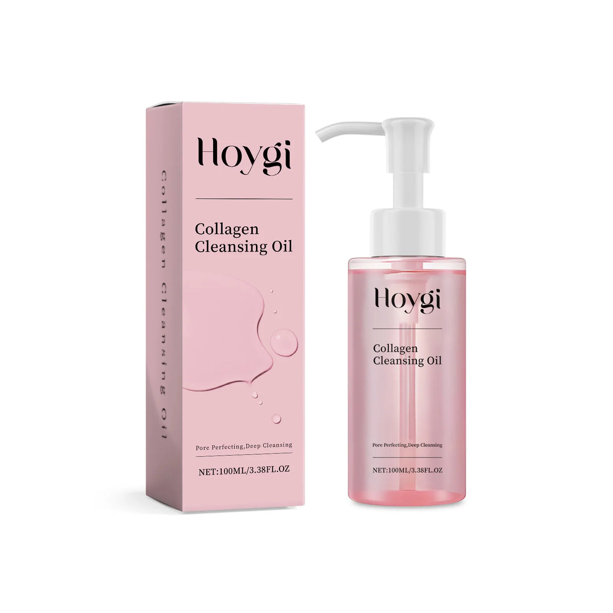 Collagen Cleansing Oil - A Daily Gentle Cleansing Oil with Jojoba Seed Oil, for Emulsifying Makeup