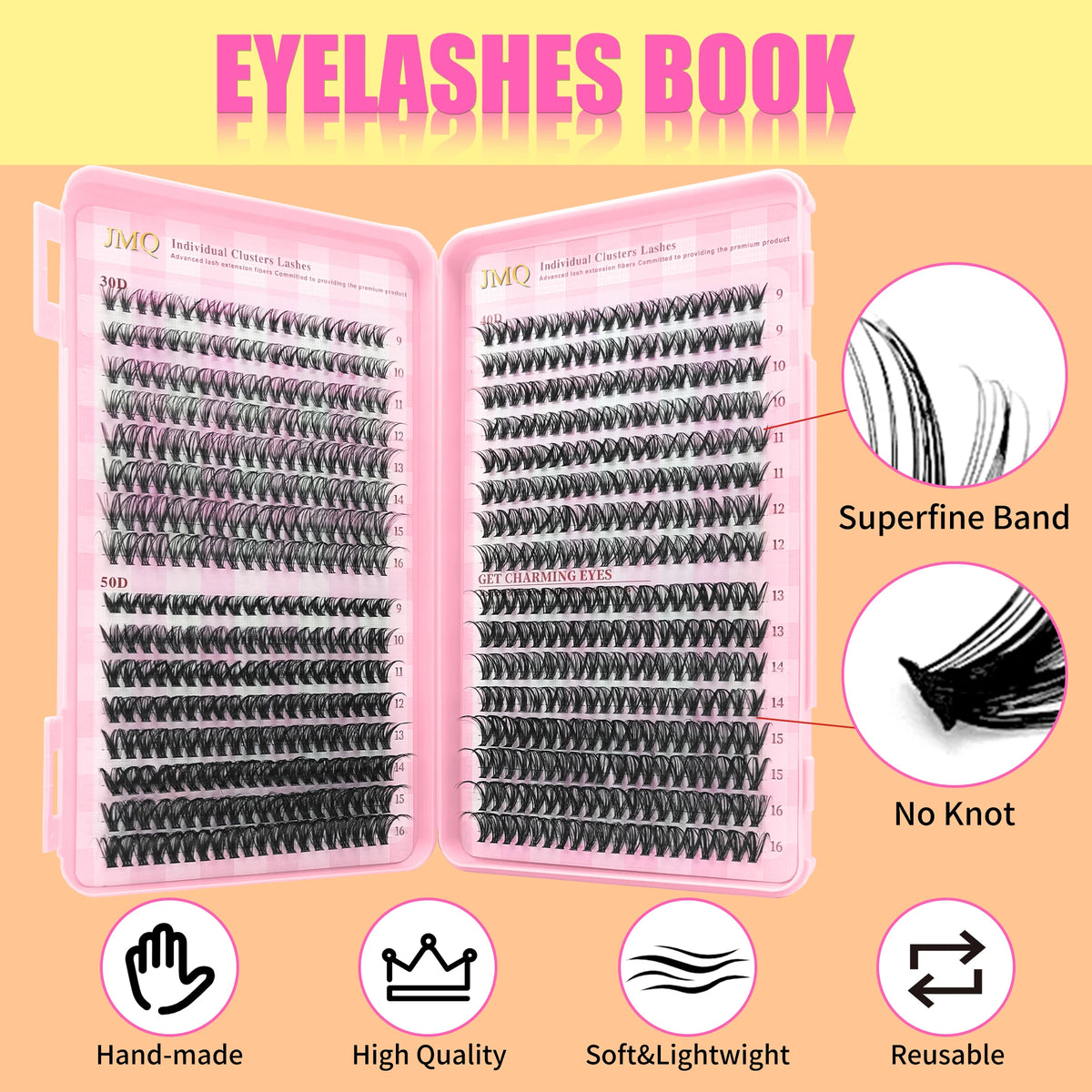 Wispy Clusters Manga DIY Lashes Book Fluffy Clusters Volume Eyelash Extensions Individual Eyelashes Wholesale