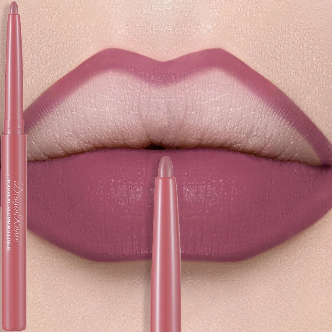 Multi Color Matte Lip Liner Crayon, Velvet Waterproof Lip Pencil for Outline & Fill Lips, Long Lasting Non Stick Lip Makeup